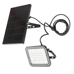 Rabalux 98077141 LED napelemes kültéri fali lámpa Melk | 7W integrált LED forrás | 1000lm | 3000+40