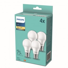 Philips 8718699694982 LED izzók 4x10W/75W | E27 | 1055lm | A60 | 2700K