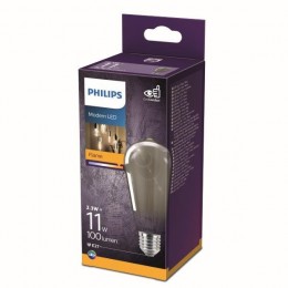 Philips 8718699759650 LED izzó 1x2,3W | E27 | 100 lm | 1800K