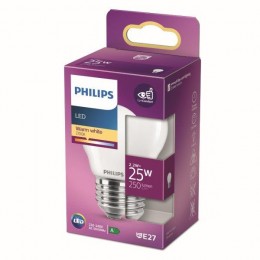Philips 8718699763459 LED izzó 1x2,2W | E27 | 250lm | 2700K