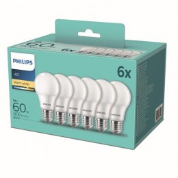 Philips 8718699775513 LED izzókészlet 6x8W-60W | E27 | 806lm | 270K