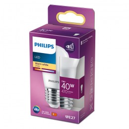 Philips 8719514309401 LED izzó 5W/40W | E27 | 470lm | 2700K | P45