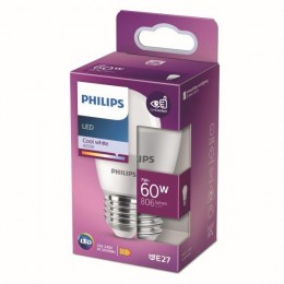 Philips 8719514309722 LED izzó 7W/60W | E27 | 806lm | 4000K | P48