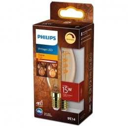 Philips 8719514315976 LED izzó Classic 2,5W/15W | E14 | 136lm | 1800K | B35