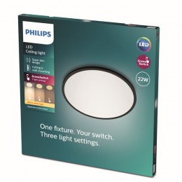 Philips 8719514327085 LED mennyezeti lámpa Super Slim 1x22W | 2000lm | 2700K