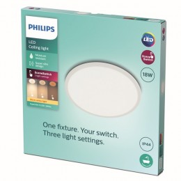 Philips 8719514327269 LED mennyezeti lámpa Super Slim 1x18W | 1500lm | 2700K | IP44