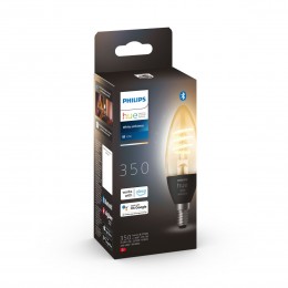 Philips Hue 8719514411807 LED szénszálas izzó, gyertya alakú, 1x406W | E14 | 300lm | 2200-4500K