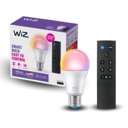 Philips WiZ 8720169074996 LED intelligens izzó | 8,5W E27 | 806lm | 2200-6500+RGBK