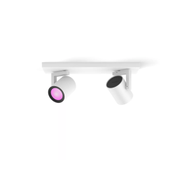 Philips Hue 8720169318076 LED mennyezeti spotlámpa Argenta | 2x4,2W GU10 | 2000-6500+RGBK