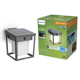 Philips 8720169362048 LED napelemes kültéri fali lámpa Blaise  | 1,5W integrált LED forrás | 20lm