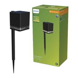 Philips 8720169386839 LED napelemes kültéri leszúrható lámpa Virona | 1,8W integrált LED forrás