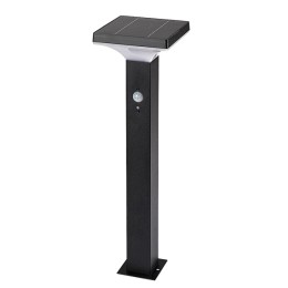 Rabalux 98077045 LED napelemes kültéri oszloplámpa Geleen | 4W integrált LED forrás | 400lm | 3000K