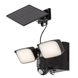 Rabalux 98077091 LED napelemes kültéri fali lámpa Leszno | 10W integrált LED forrás | 800lm | 4000K