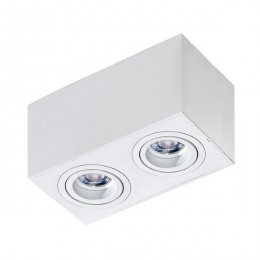 Azzardo AZ2826 mennyezeti spotlámpa Brant 2 Square 2x50W | GU10 | IP20