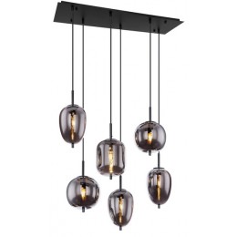 Globo 15345-6 függőcsillár Blacky I 6x40W | E14
