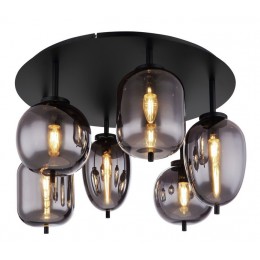Globo 15345-6D mennyezetre szerelhető csillár Blacky I 6x40W | E14