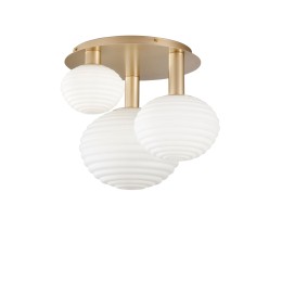 Luce Ambiente Design I-RIPPLE-PL3-ORO mennyezeti csillár RIPPLE | 3×60W E27