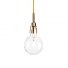 Ideal Lux 009391 zsinóros lámpa Minimal Oro 1x70W|E27