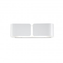 Ideal Lux 014166 fali lámpa Clip Mini Small Bianco 2x60W|E27