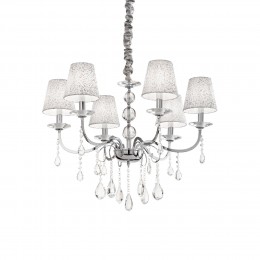 Ideal Lux 088051 csillár Pantheon Argento 6x40W | E14