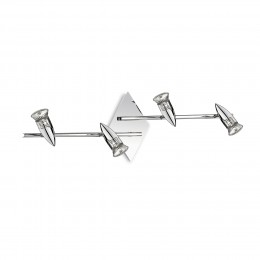 Ideal Lux 089584 mennyezeti lámpa Alfa Cromo 4x50W|GU10