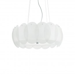 Ideal Lux 090481 csillár Ovalino Bianco 8x60W|E27