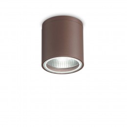 Ideal Lux 163666 kültéri mennyezeti lámpa Gun Coffee 1x28W|GU10|IP44