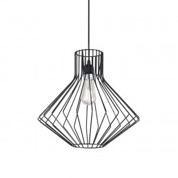 Ideal Lux 167497 csillár Ampolla Nero 1x60W|E27