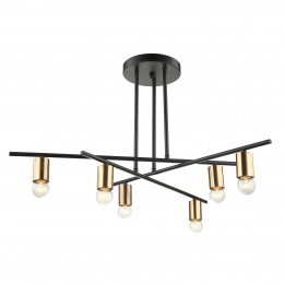 Italux MDM3658/6 BK+BRO Normani | 60W E27