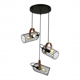 Italux PND-2445-3-BK Antoin | 40W E27