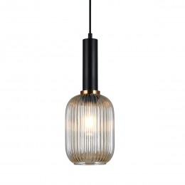 Italux PND-5588-1M-BK+AMB Antiola | 40W E27