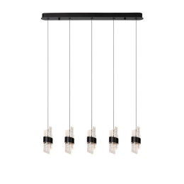 Lucide L134963530 LED függőcsillár KLIGANDE | 5x7,8W integrált LED forrás | 5x620lm | 2700K