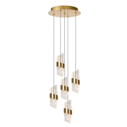 Lucide L134963602 LED függőcsillár KLIGANDE | 5x8W integrált LED forrás | 5x520lm | 2700K