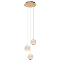 Lucide L134991360 LED függőcsillár CINTRA | 3x4,7W integrált LED forrás | 3x283lm | 2700K