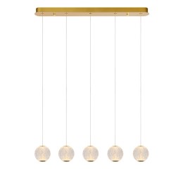 Lucide L134992160 LED függőcsillár CINTRA | 5x4,7W integrált LED forrás | 5x290lm | 2700K