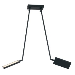 Luce Ambiente Design BOOK-PL-NERO LED függőcsillár BOOK | 18W integrált LED forrás