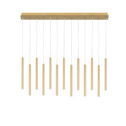 Luce Ambiente Design PYPE-SQ13-ORO LED függőcsillár PYPE | 65W integrált LED forrás