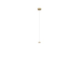 Luce Ambiente Design BASE-S-R1-ORO LED függőcsillár BASE | 4W integrált LED forrás