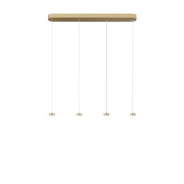 Luce Ambiente Design BASE-S-RT4-ORO LED függőcsillár BASE | 16W integrált LED forrás