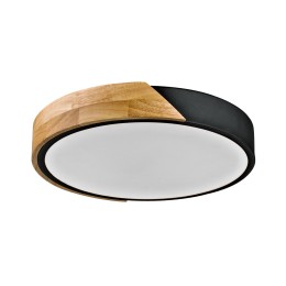 Italux PLF-13186-BK-WO LED mennyezeti csillár Nastro | 24W LED | 2400lm | 3000K