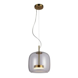 Italux PND-17760A-BRSS-CL LED függőcsillár Caste | 10W LED | 850lm | 3000K