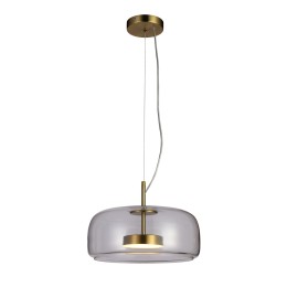 Italux PND-17760B-BRSS-CL LED függőcsillár Caste | 10W LED | 850lm | 3000K