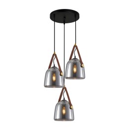 Italux PND-24342-3A-BK-SG LED függőcsillár Solta | 3x40W E27