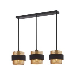 Italux PND-27467-3-BK-GD függőcsillár Bans E27