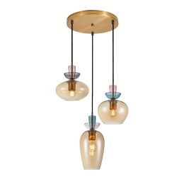 Italux 5906630854554 függőcsillár Fanda | 40W E27