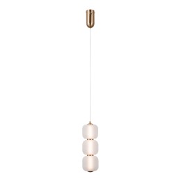 Italux PND-34362-3V-HBR-OPAL LED függőcsillár Ganti | 8W LED | 865lm | 3000K