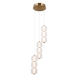Italux PND-34362-9-HBR-OPAL LED függőcsillár Ganti | 20W LED | 2170lm | 3000K