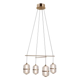 Italux PND-34375-4-HBR LED függőcsillár Alani | 24W LED | 1931lm | 3000K