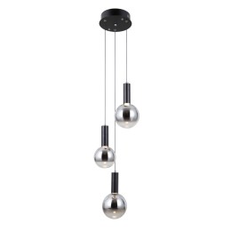 Italux PND-34378-3S-BK LED függőcsillár Strela | 15W LED | 1188lm | 3000K