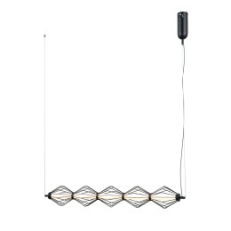 Italux PND-34403-5-BK LED függőcsillár Sevil | 25W LED | 1288lm | 3000K
